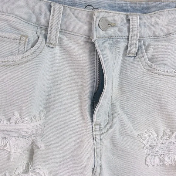 5 for $25 🌈 Art Class girls denim shoe size L light blue wash washed mid rise - Picture 3 of 5